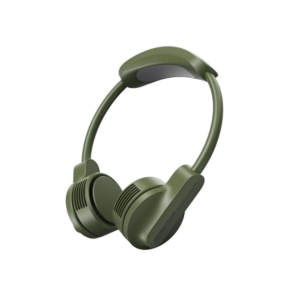 ADAMOUTDOOR｜極限冰鎮頸掛風扇 軍綠色
