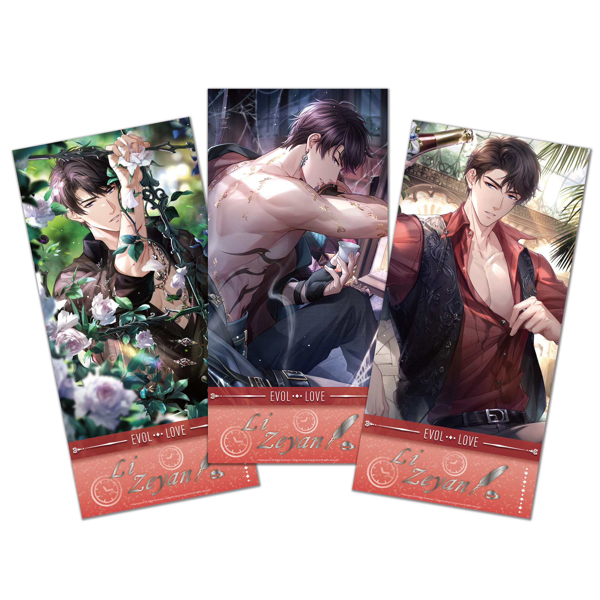 戀與製作人-角色3入海報組-李澤言