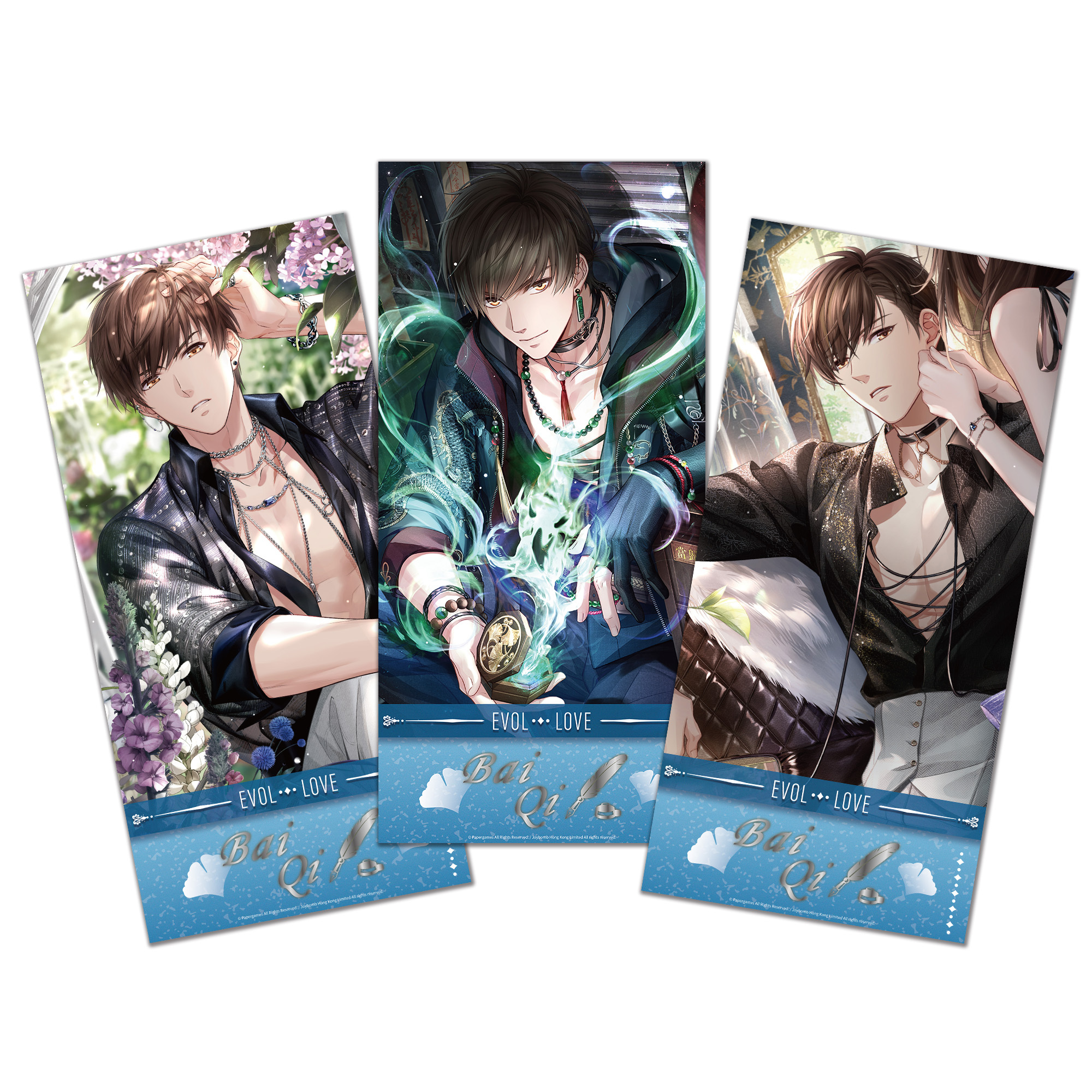 戀與製作人-角色3入海報組-白起