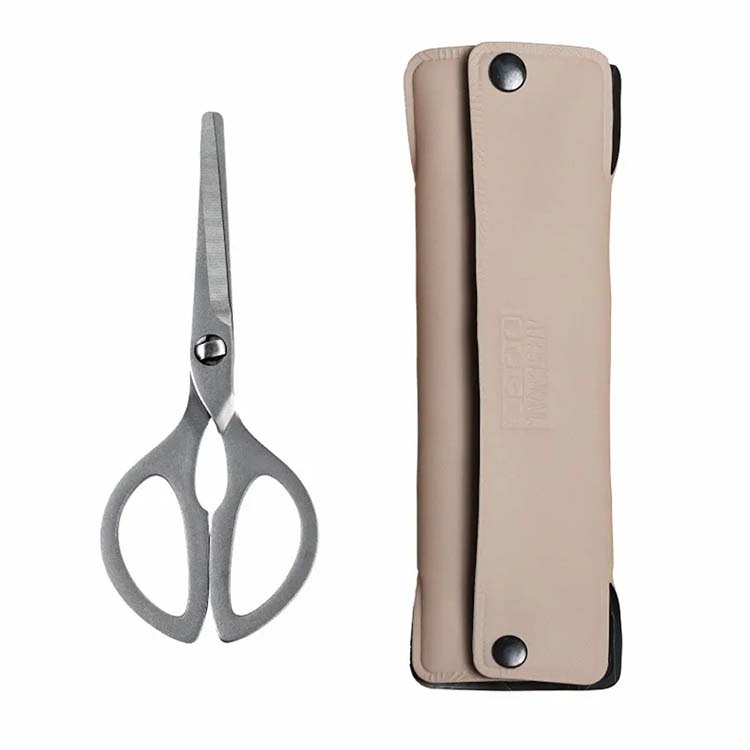 ARSENAL 隨行食物剪刀+奶茶色隨行袋