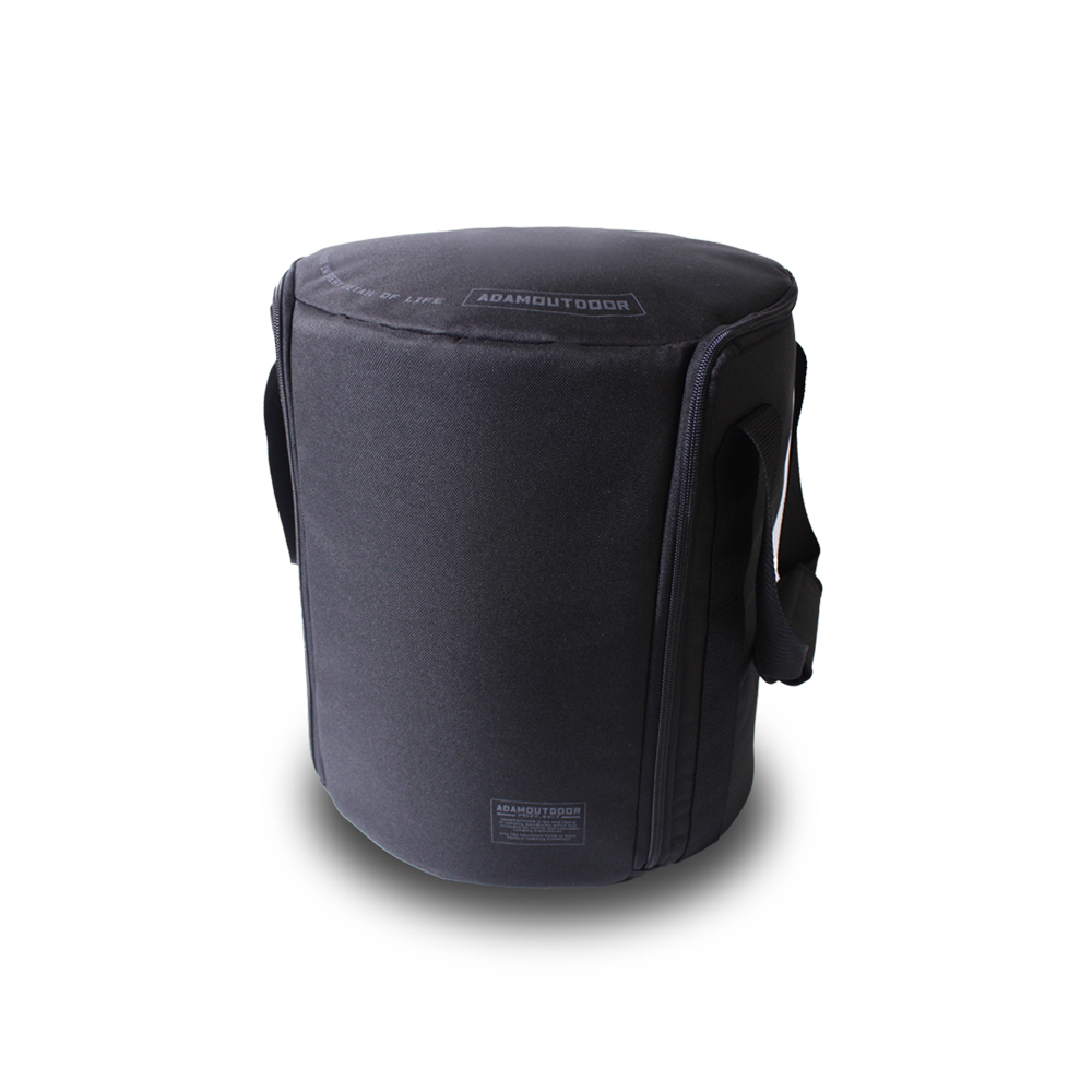 ADAMOUTDOOR｜經典風格雙功率電暖爐收納包 黑色