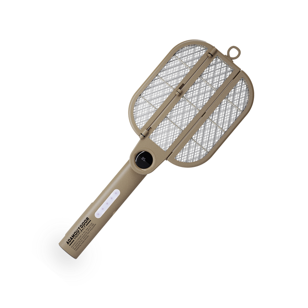 ADAMOUTDOOR｜摺疊電蚊拍二代 沙漠色