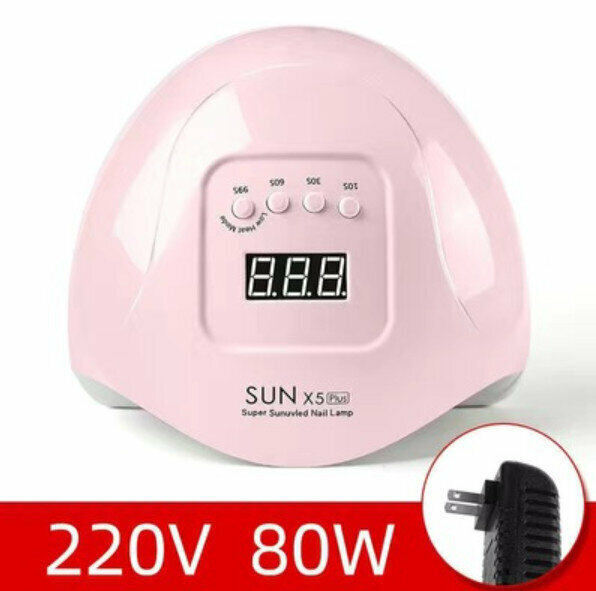 爆款美甲光療機【80W-粉色】