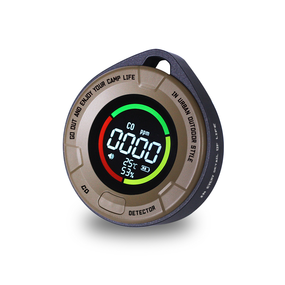 ADAMOUTDOOR｜一氧化碳偵測警報器 沙漠色