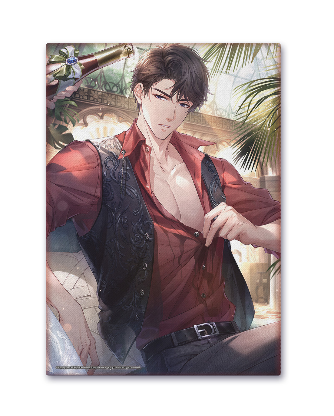 戀與製作人-A4布面收藏畫-李澤言