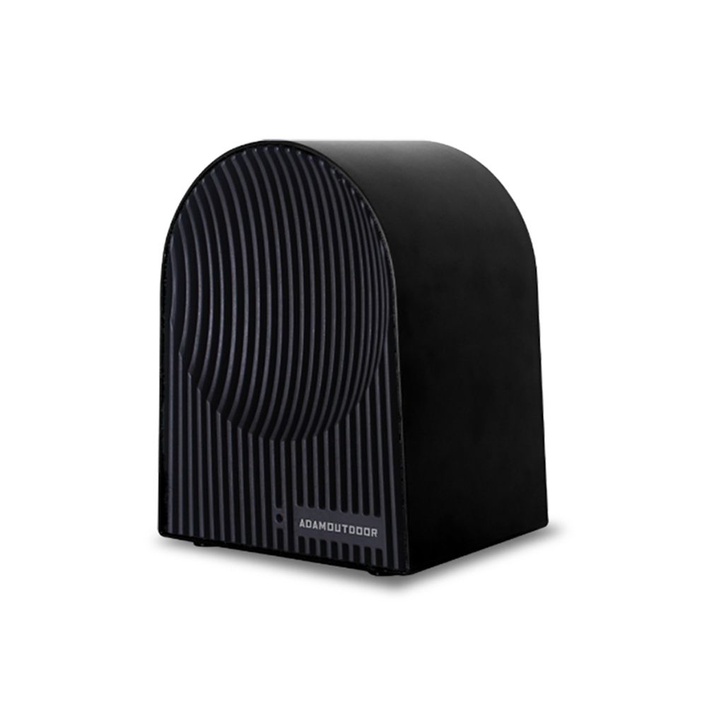 ADAMOUTDOOR｜戶外陶瓷電暖爐 黑色 【送收納包】(微型低功率電暖器 小暖爐 PTC陶瓷電暖器 露營)