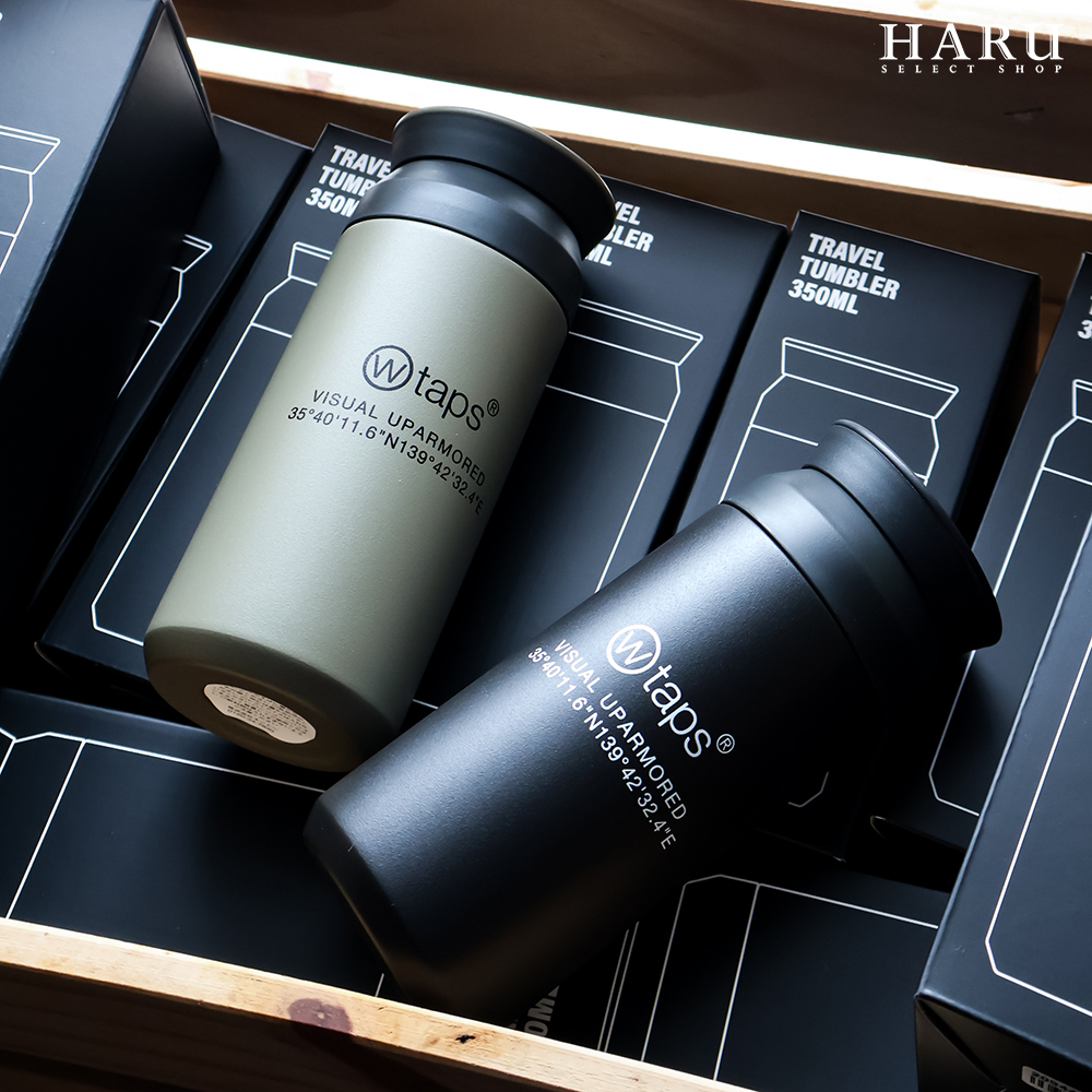 WTAPS H2O 350ML/500ML / BOTTLE / STEEL. KINTO 黑色橄欖綠保溫