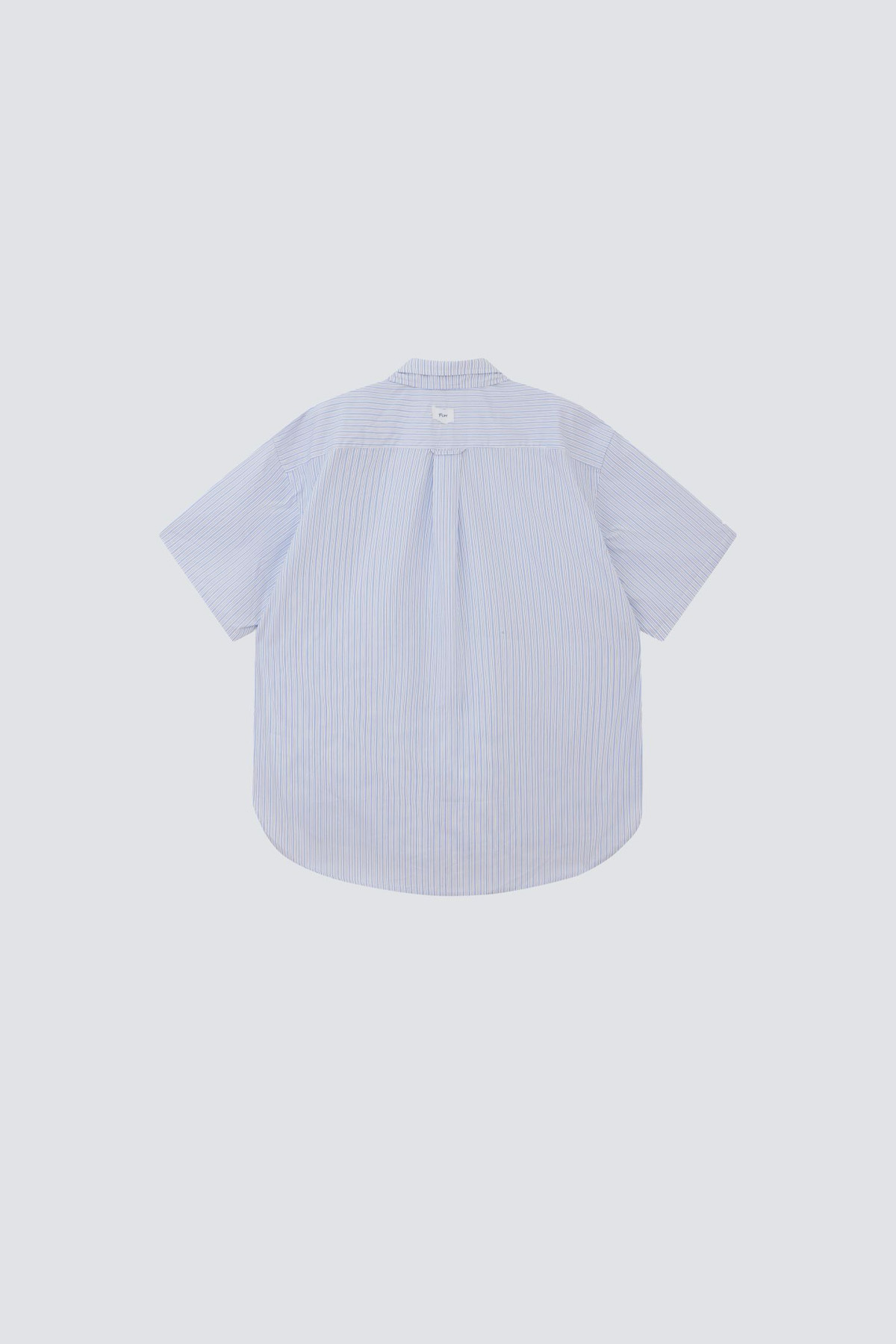Double Collar Blue White Stripes Shirt｜Blue｜Hong Kong Original Design