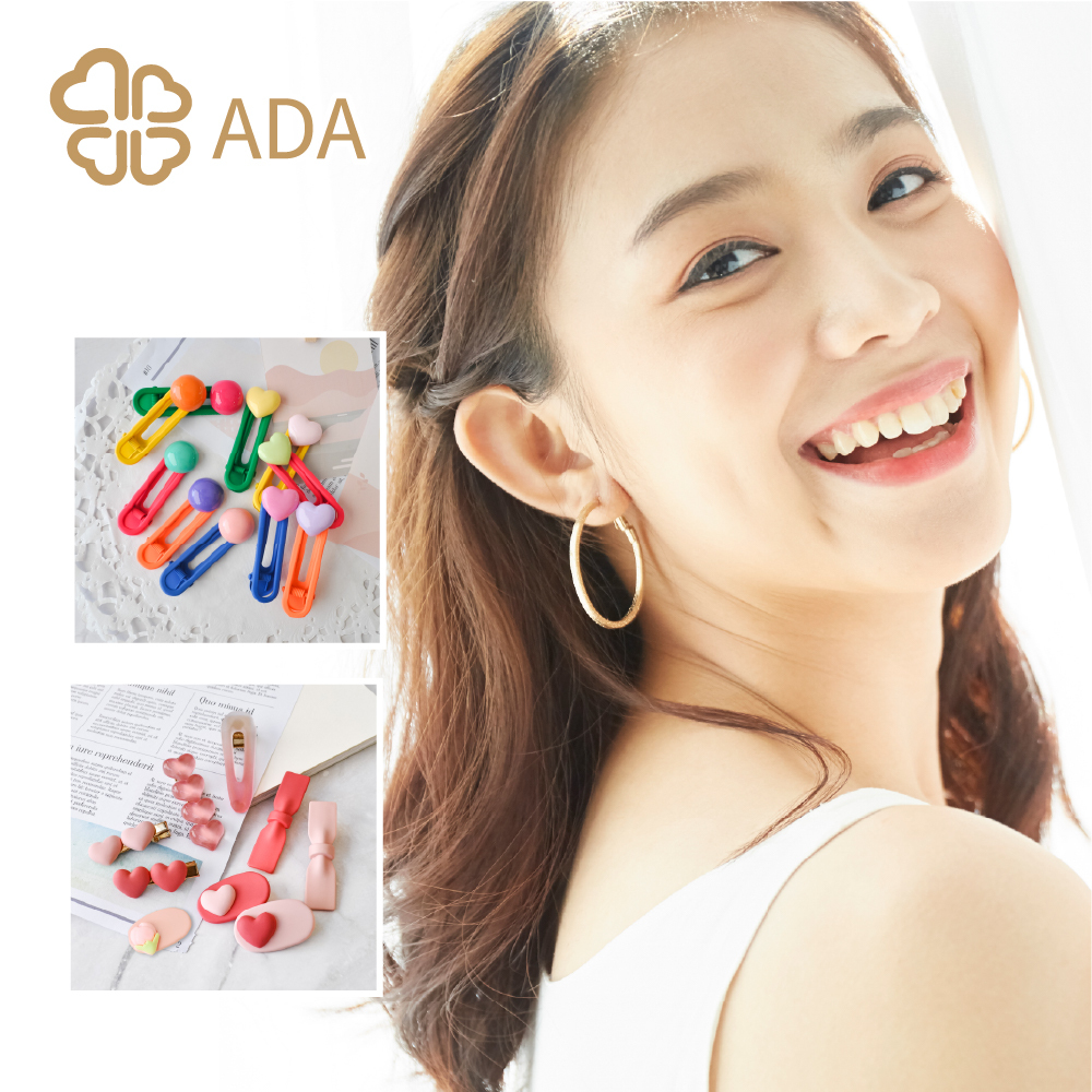 ADA 粉色髮夾2件組〈全3款〉