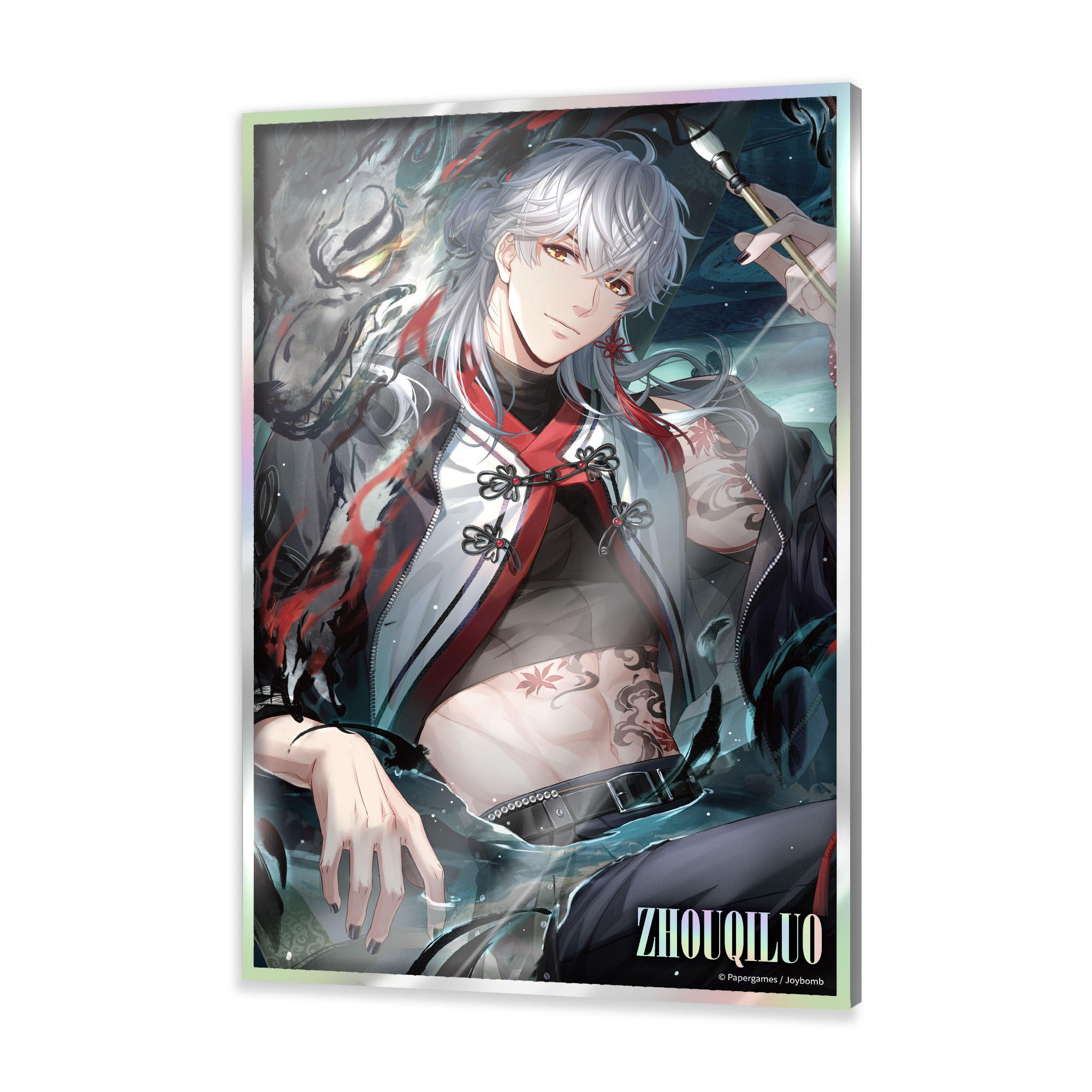 戀與製作人-壓克力色紙立牌-周棋洛・落筆妖嬈