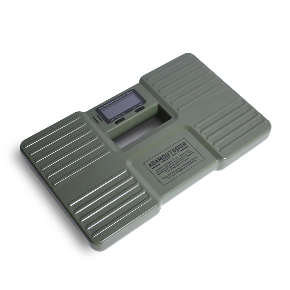 ADAMOUTDOOR｜迷你隨攜體重計 軍綠色 ( 輕量體重計 可攜帶體重計 \ 450g 超輕量/ )