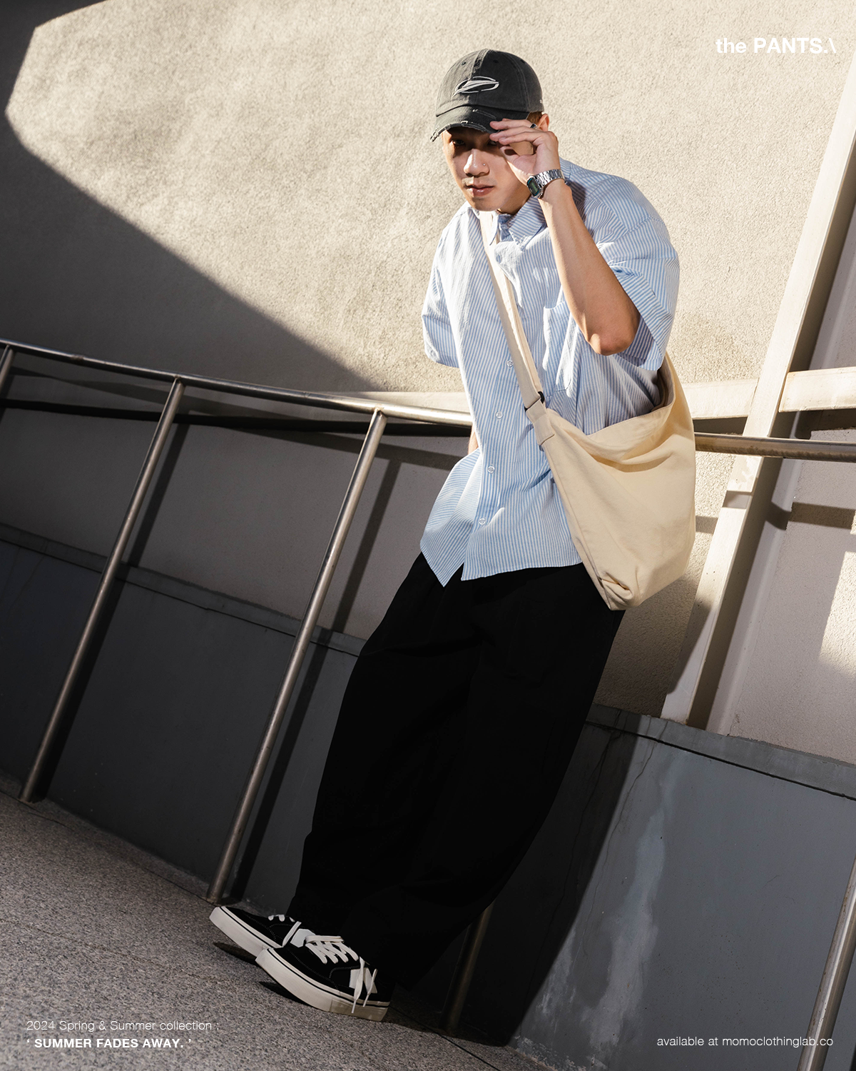 OurPick 日系寬版打摺褲 MO1004