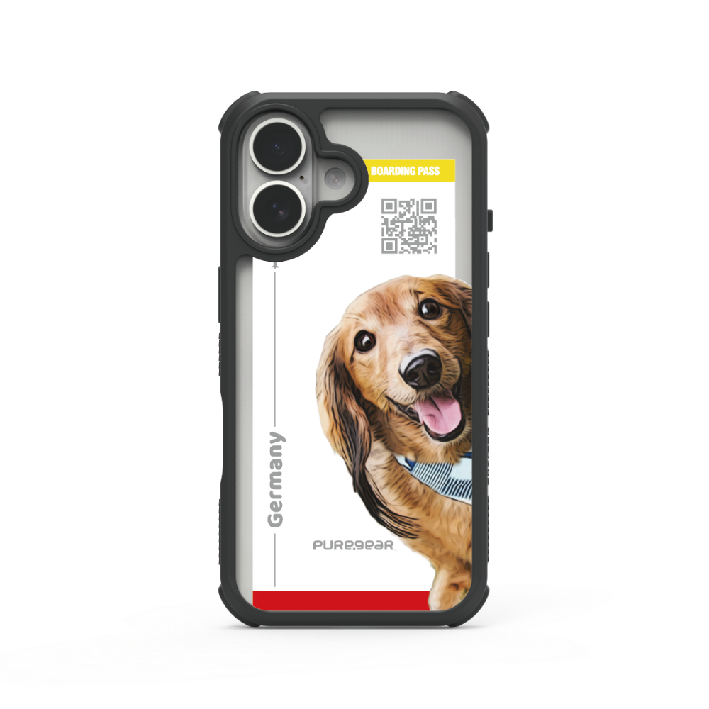 iPhone 輕坦克防摔手機殼 / 臘腸 (寵物旅行)