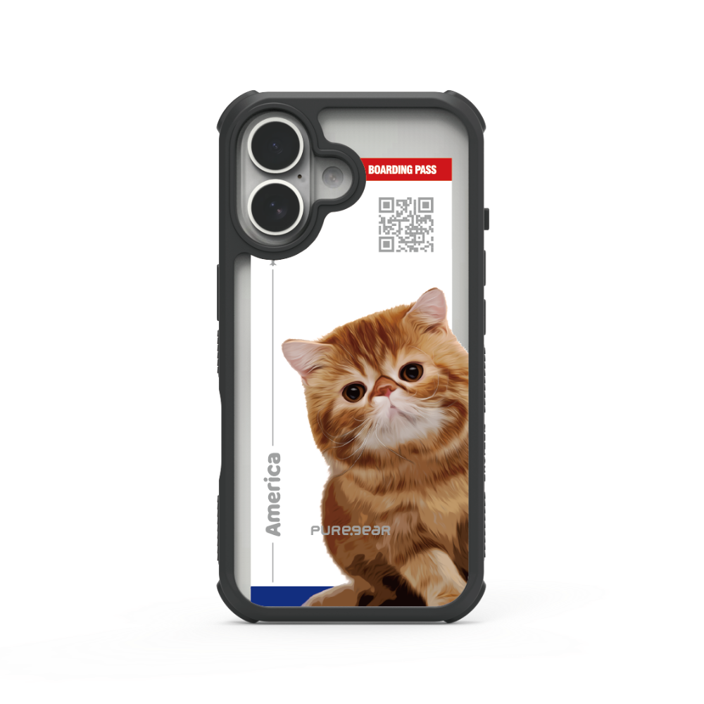 iPhone 輕坦克防摔手機殼 / 加菲貓 (寵物旅行)