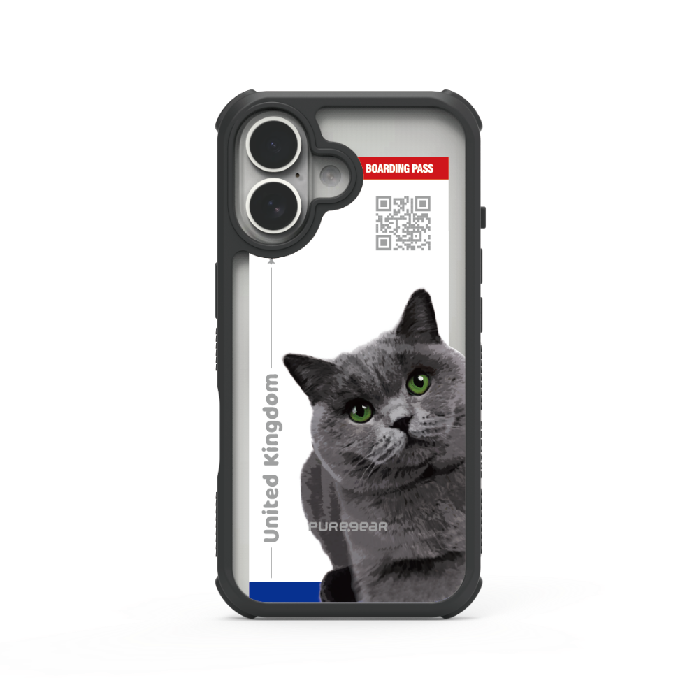 iPhone 輕坦克防摔手機殼 / 英國短毛 (寵物旅行)