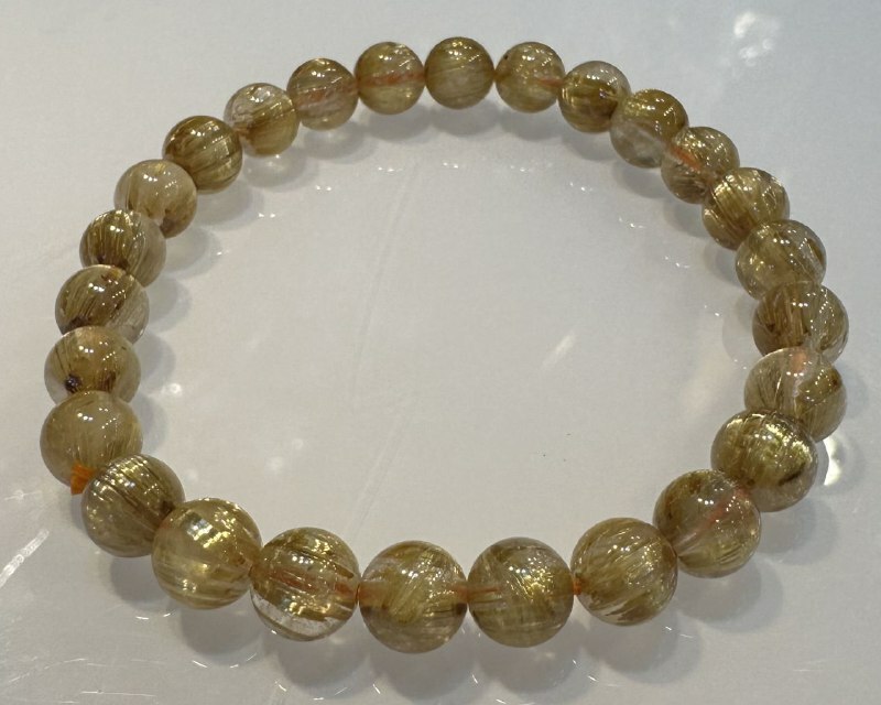 [S] GEMZ & CO HWGR GOLDEN RUTILATED QUARTZ MAN SHUN BLT, Y250 (Y250)