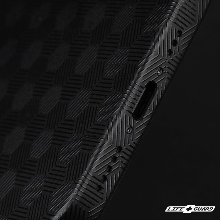 LIFE+GUARD 貼膜安裝示意圖，LIFE+GUARD 專機專屬開版