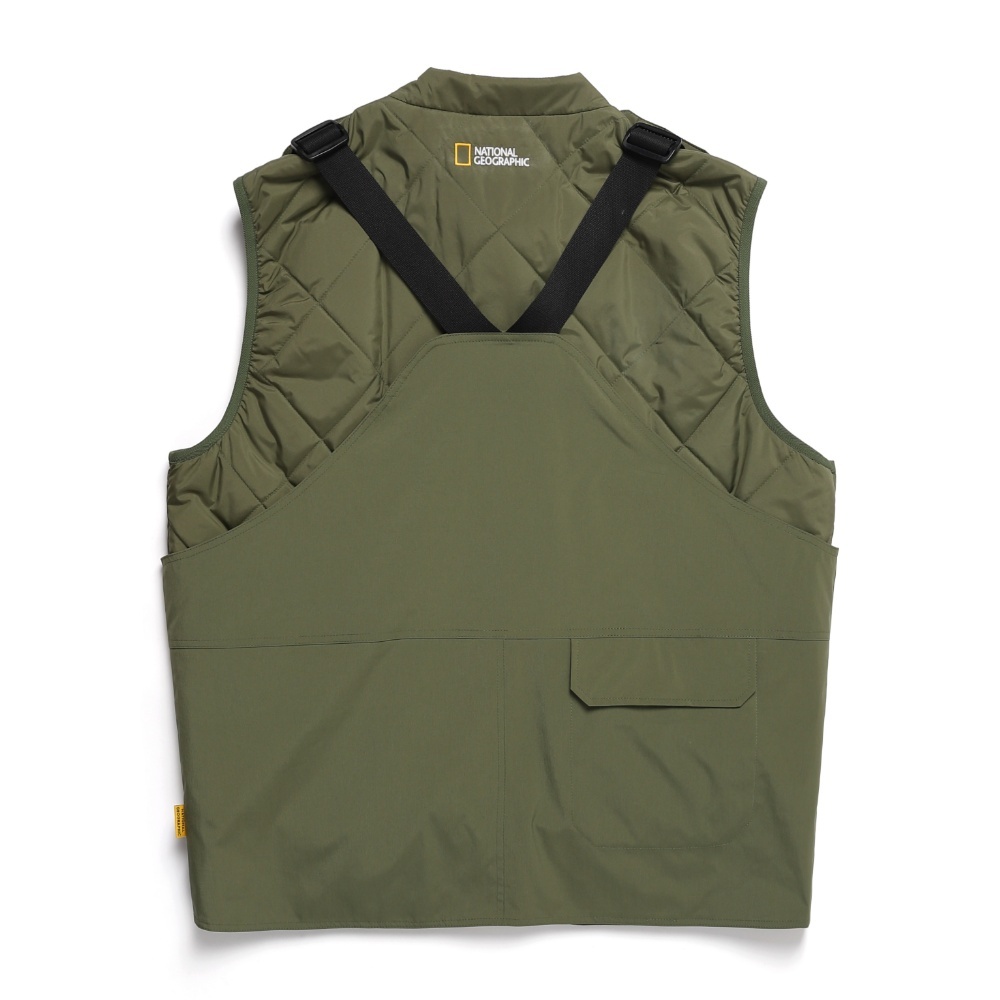 驚きの価格が実現！ Men's NRN KHAKI - Vest Padded 2-in-1 トップス