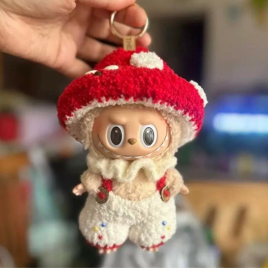 拉布布 LABUBU 心動馬卡龍 吊飾專用服裝 蘑菇套裝 (無附吊飾)