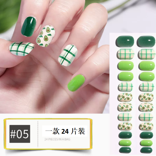 爆款美甲  兒童穿戴甲RT05#（24片裝）
