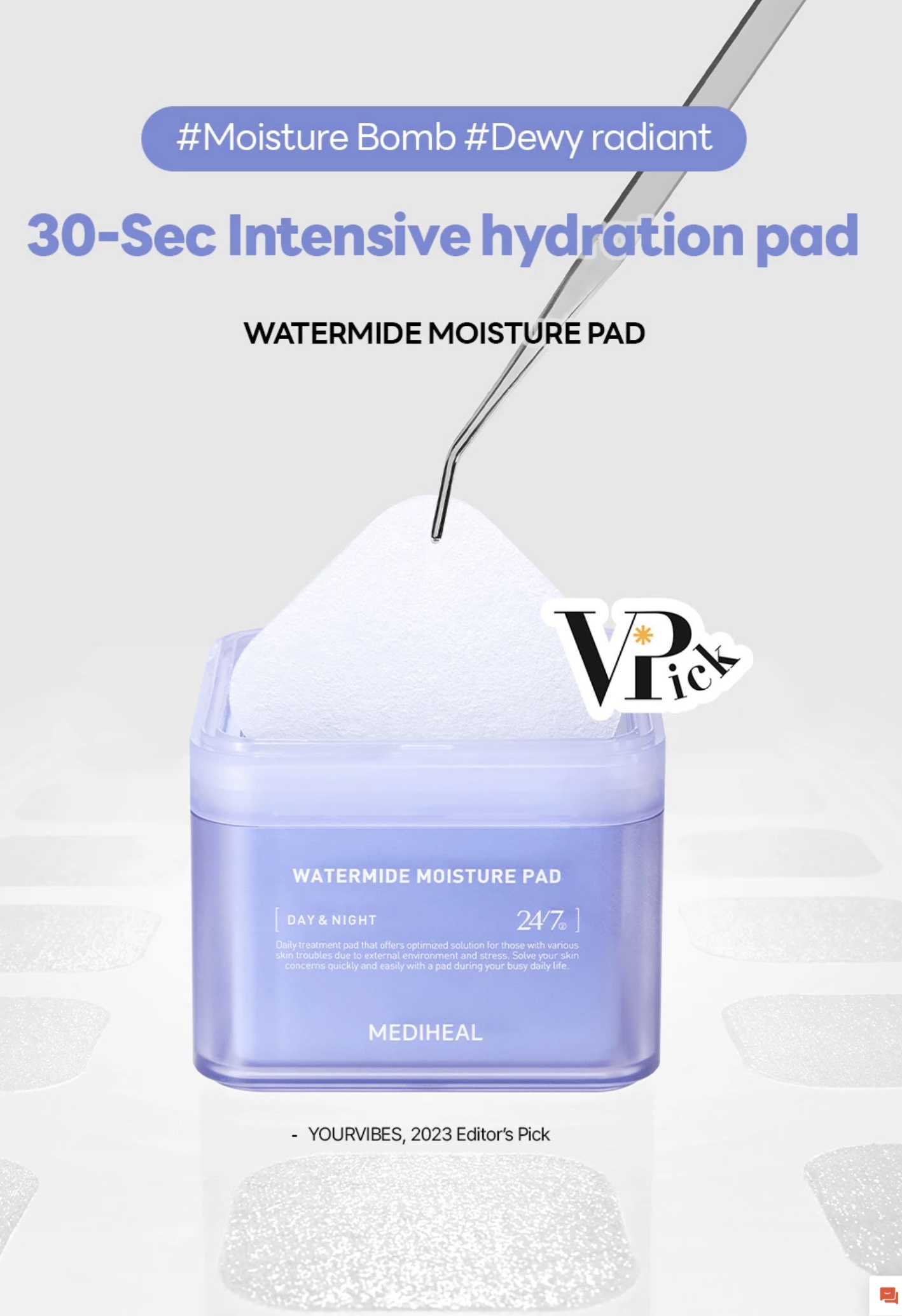 《現貨》Mediheal Watermide moisture Pad [100PCS]