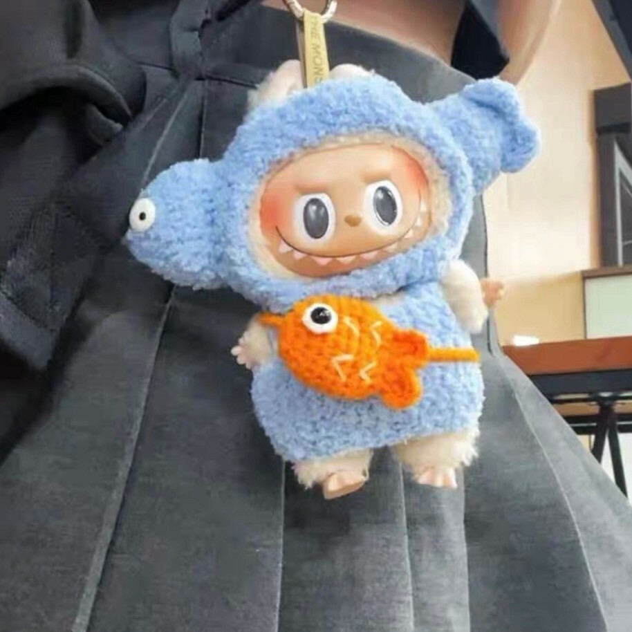 拉布布 LABUBU 心動馬卡龍 吊飾專用服裝 金魚套裝 (無附吊飾)