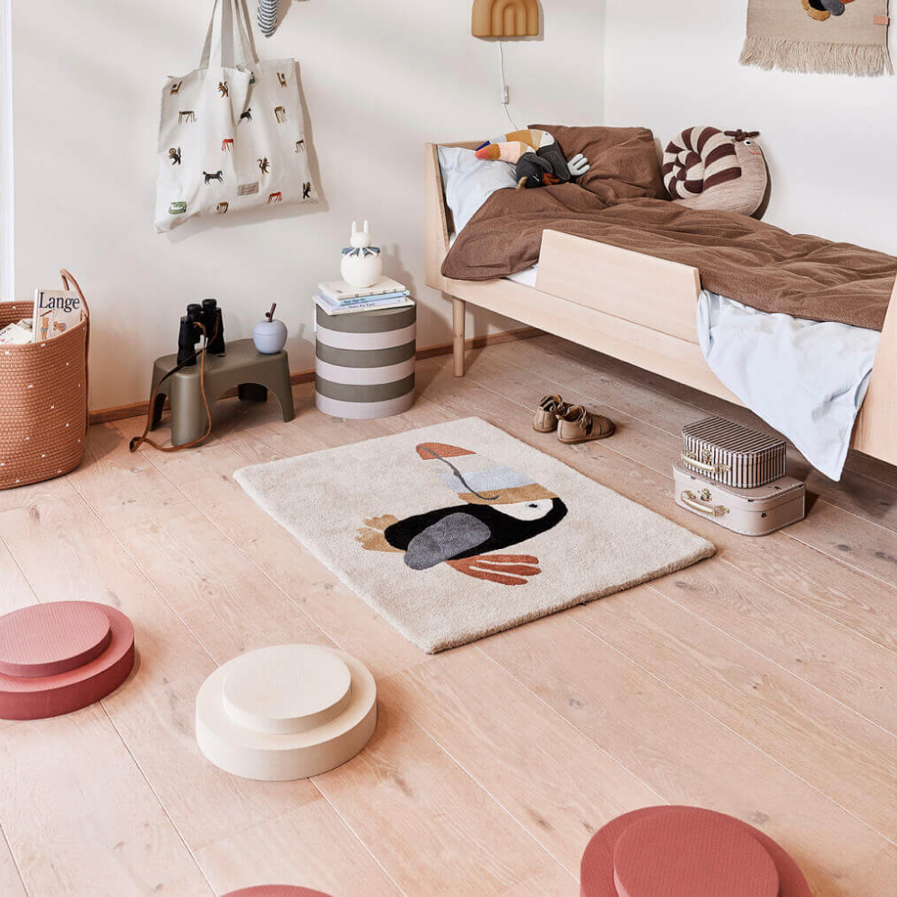 OYOY 造型手工羊毛地毯／巨嘴鳥塔肯