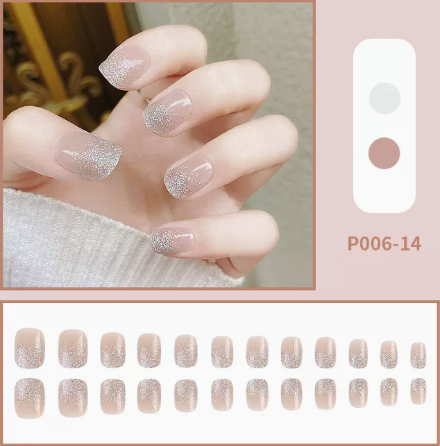爆款美甲  穿戴甲片P6系列P006-14（24片盒裝）