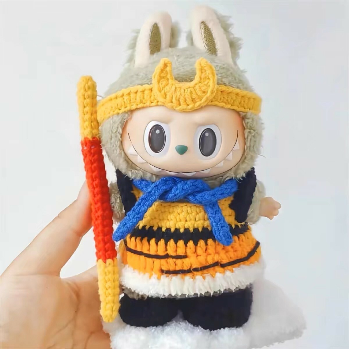 拉布布 LABUBU 心動馬卡龍 吊飾專用服裝 梧空套裝 (無附吊飾)