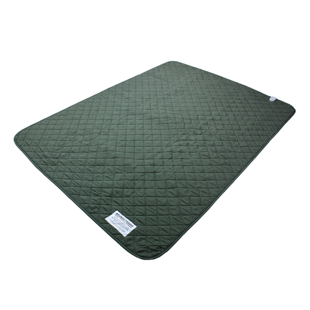 ADAMOUTDOOR｜雙人電熱毯 軍綠色