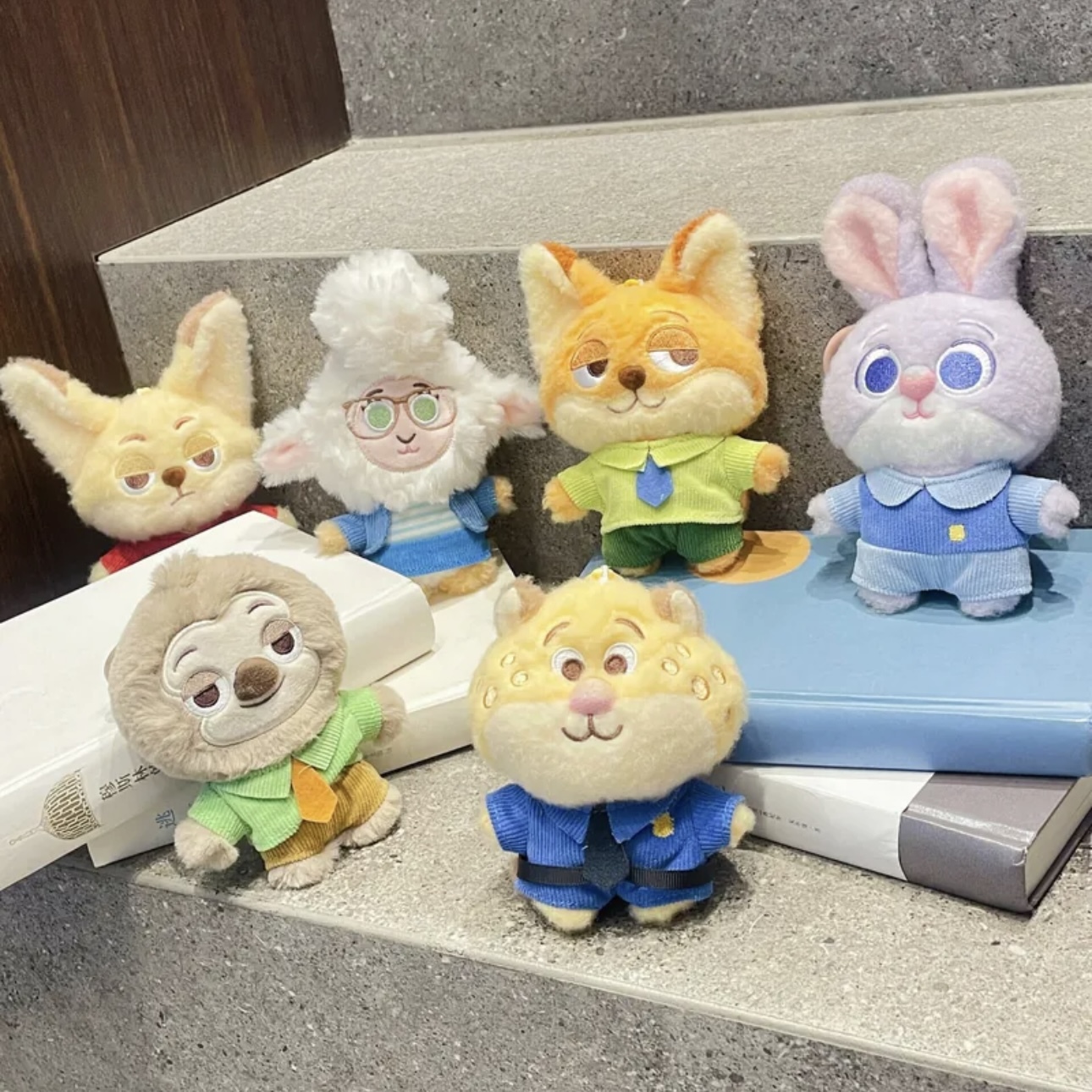 迪士尼正版 動物方城市 卡通角色 毛絨 吊飾 預購