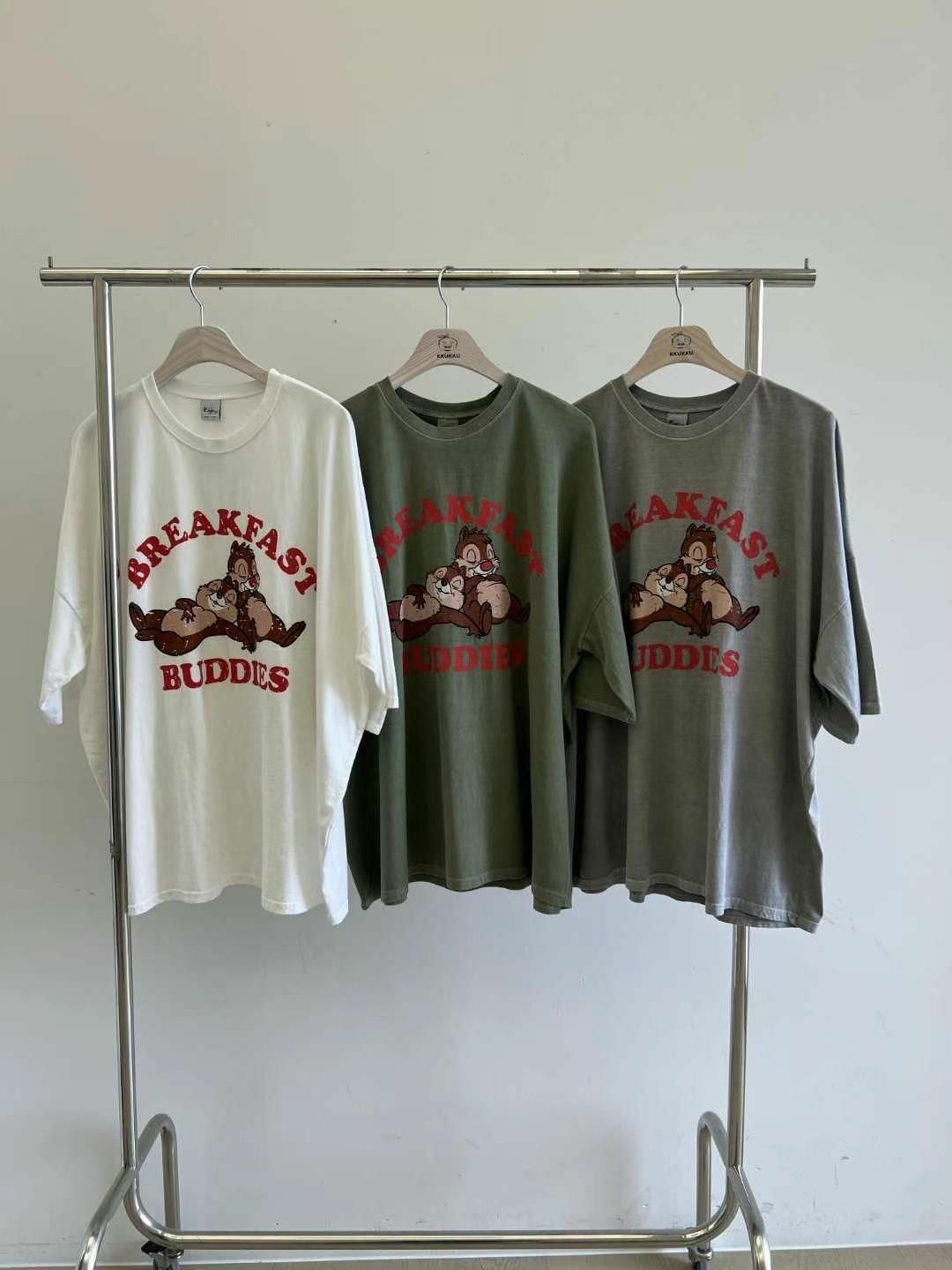 卡通圖案英文字短袖Tee KKUKKU-011T