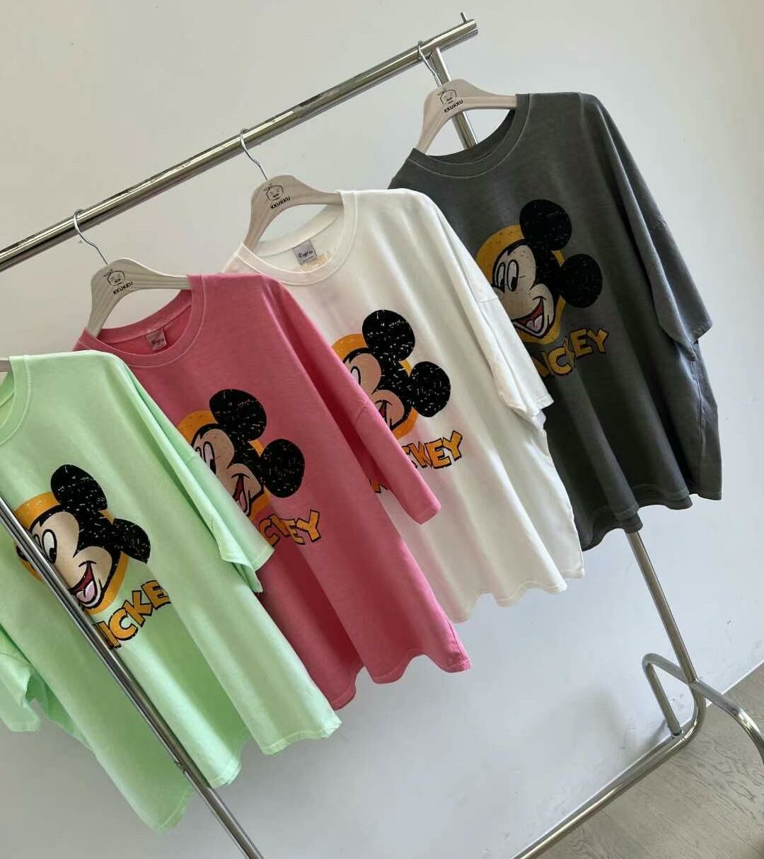 卡通圖案英文字短袖Tee KKUKKU-013T