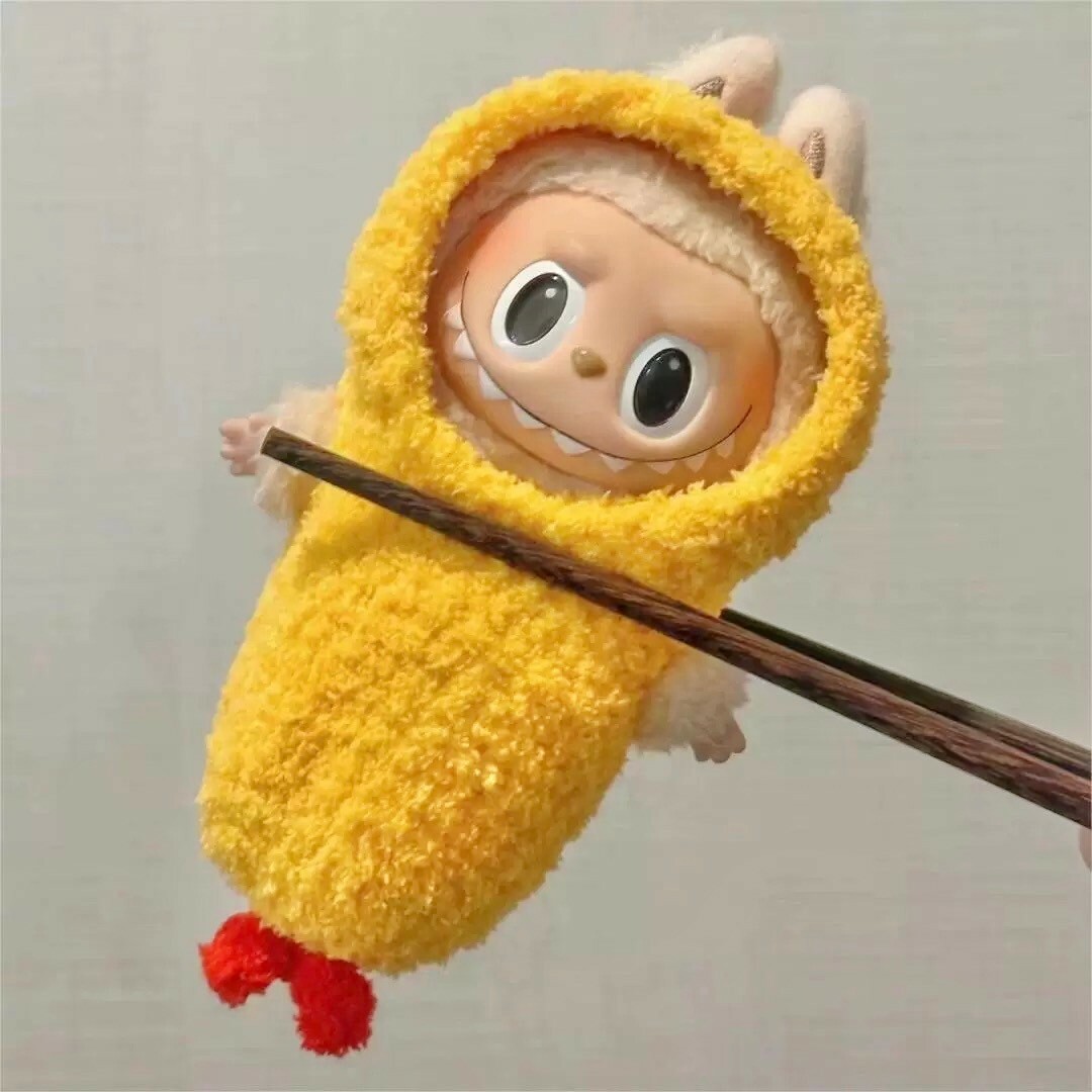 拉布布 LABUBU 心動馬卡龍 吊飾專用服裝 炸蝦裝 (無附吊飾)