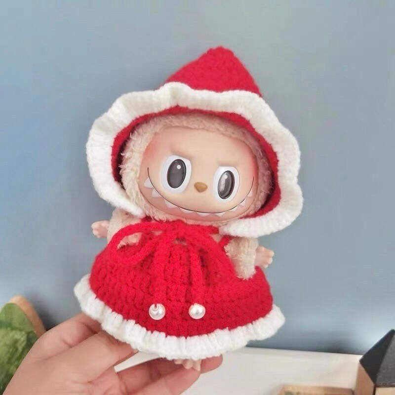 拉布布 LABUBU 心動馬卡龍 吊飾專用服裝 小紅帽裝 (無附吊飾)