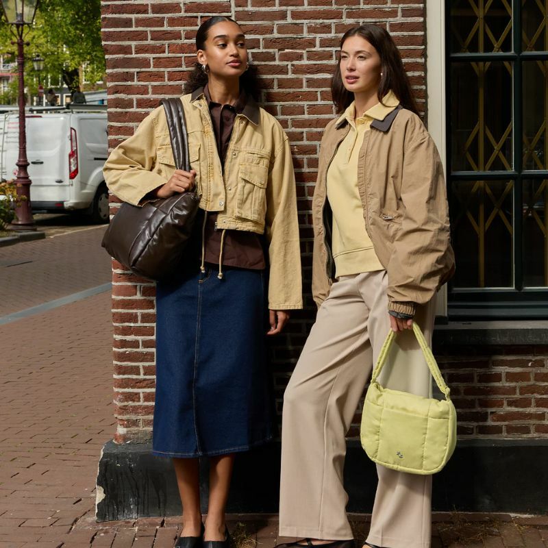 Puffer Swing - 麂皮薑黃