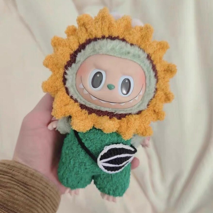 拉布布 LABUBU 心動馬卡龍 吊飾專用服裝 向日葵套裝 (無附吊飾)