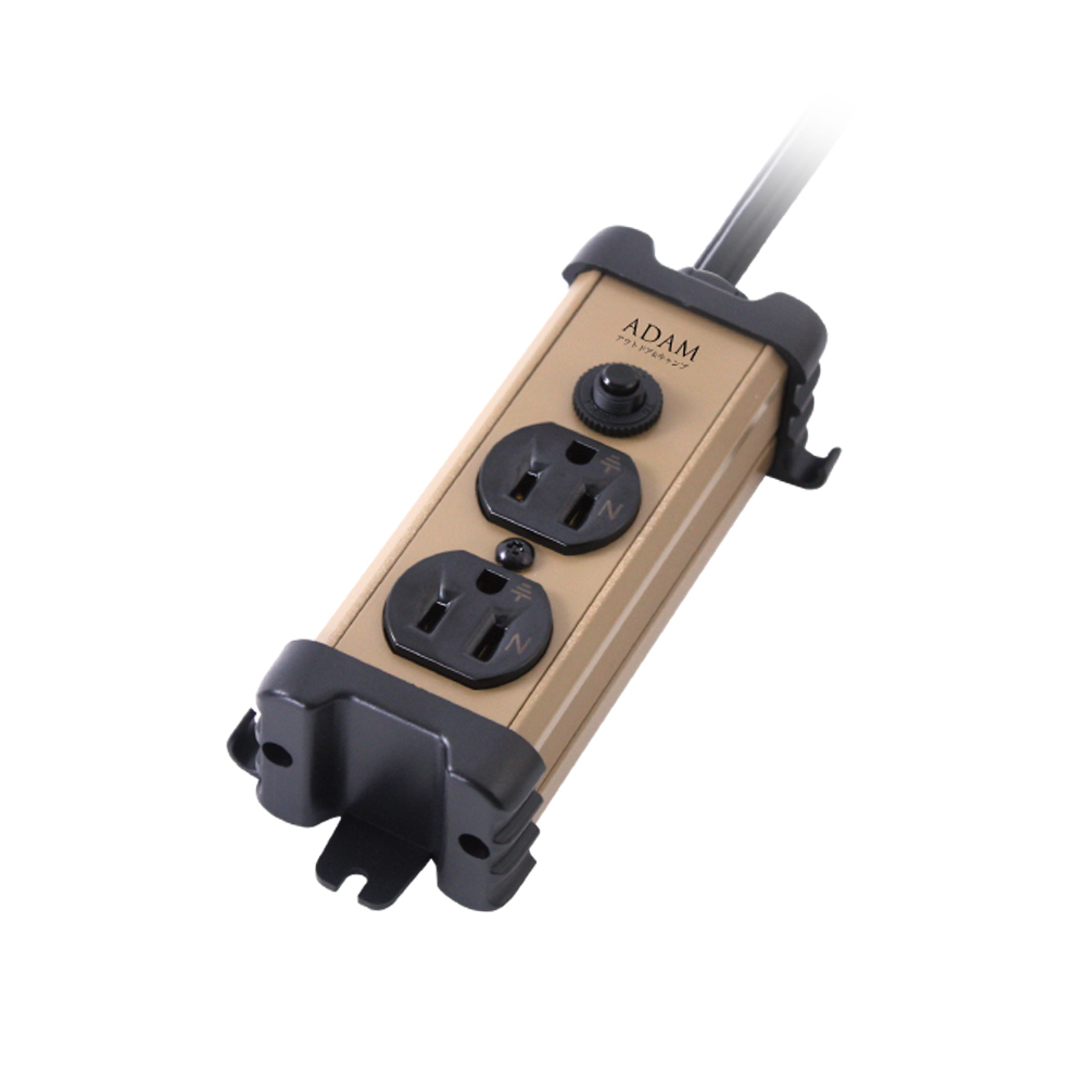 ADAMOUTDOOR｜延長用電源線組 沙漠色