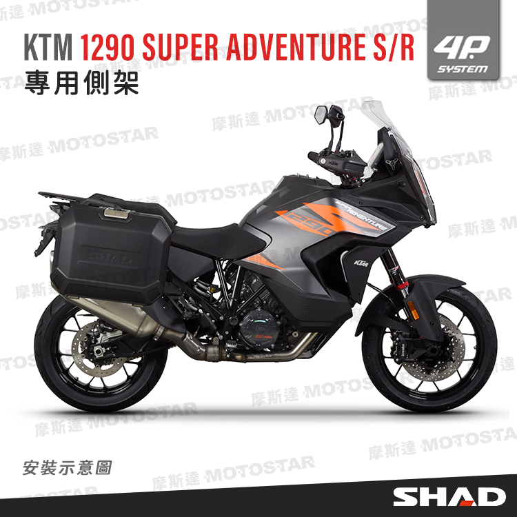 SHAD 專用支架｜KTM 1290 SUPER ADVENTURE S/R（2021-2023）4P側架