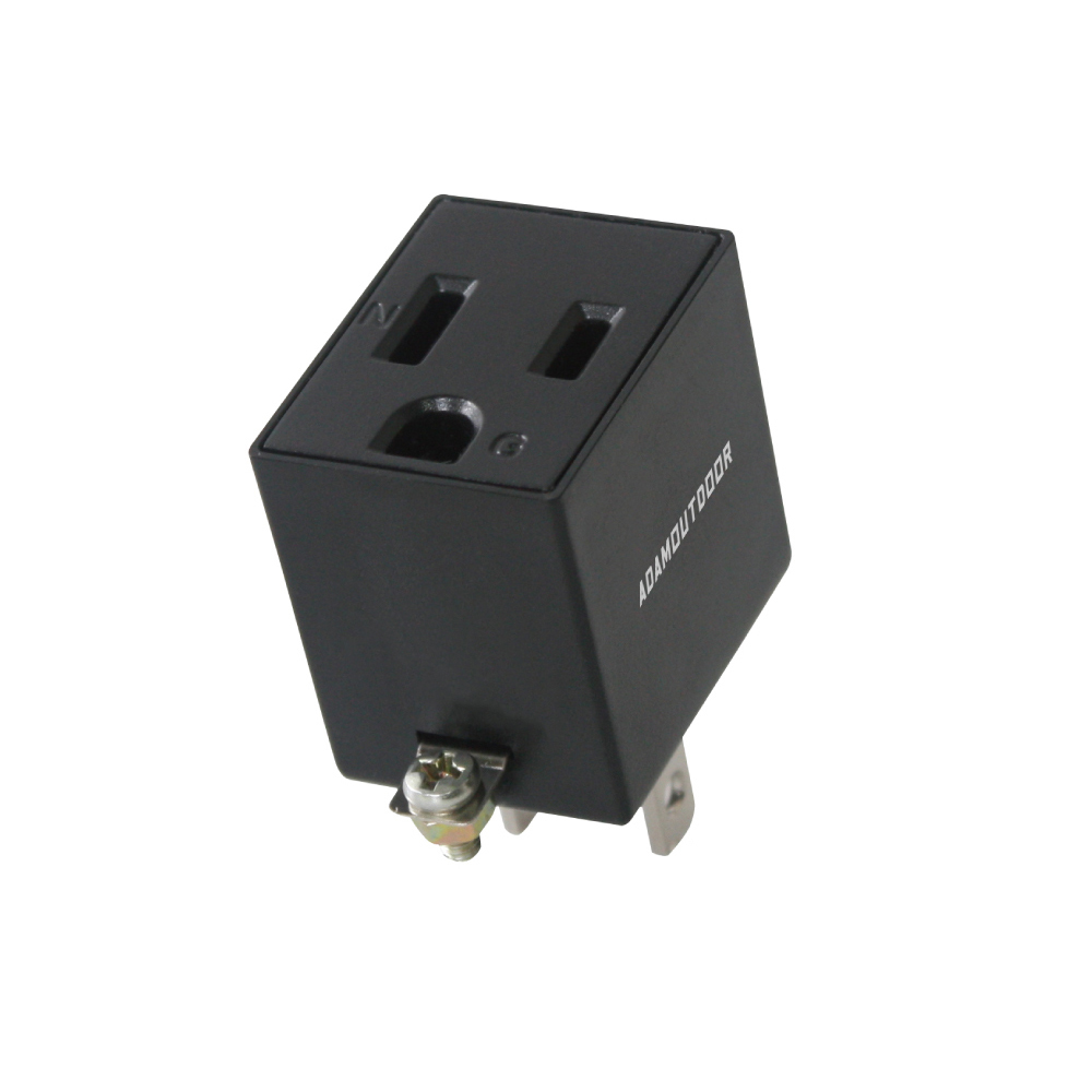 ADAMOUTDOOR｜直立式3轉2插頭