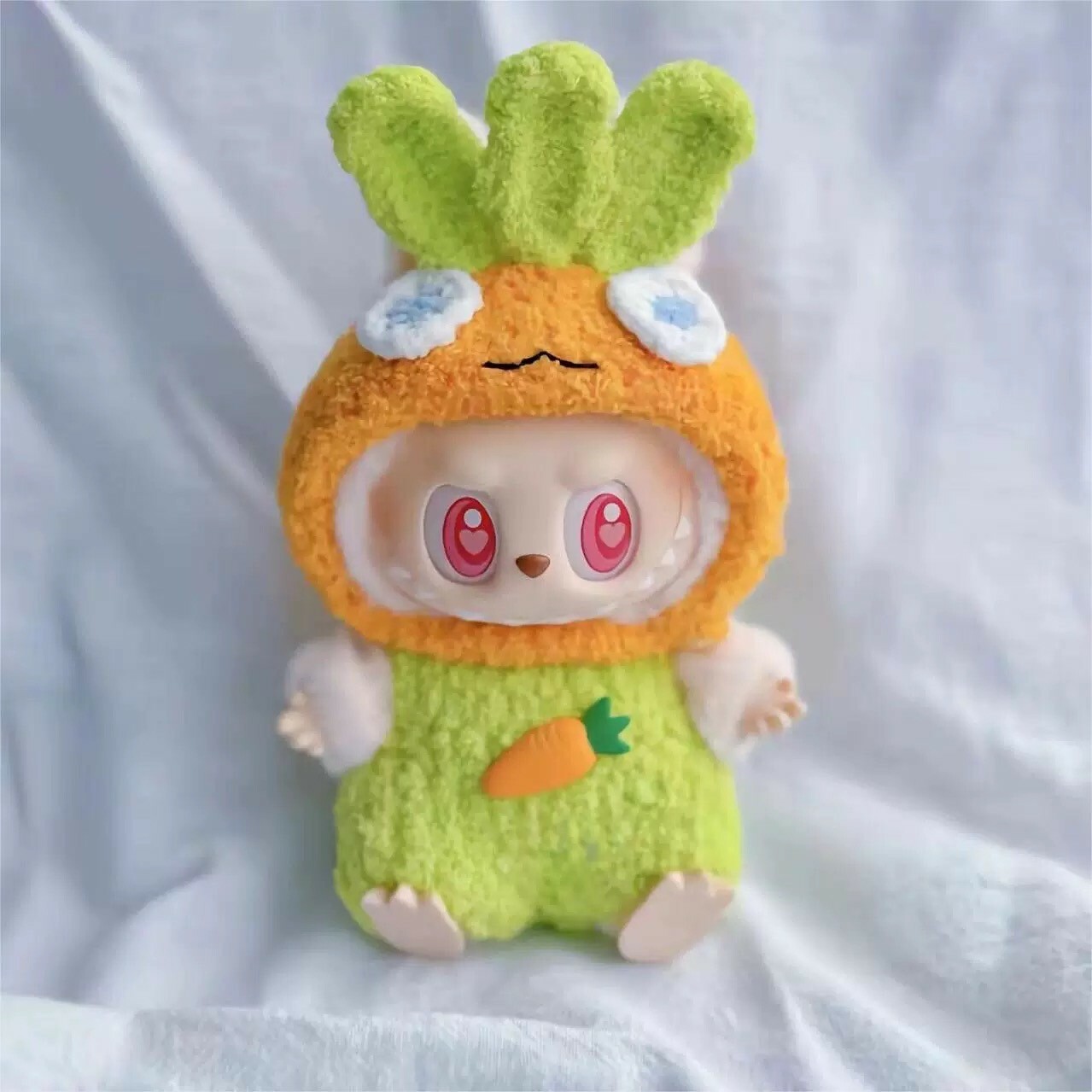 拉布布 LABUBU 坐坐派對 吊飾專用服裝 胡蘿蔔套裝 (無附吊飾)