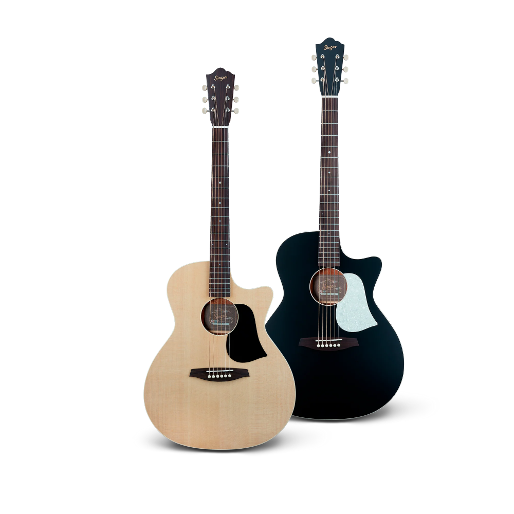 Singer Singer / 41吋面單民謠木吉他 (GA01/GA01-BLK) — 三峽吉他 / Bass｜YA! 玩音樂