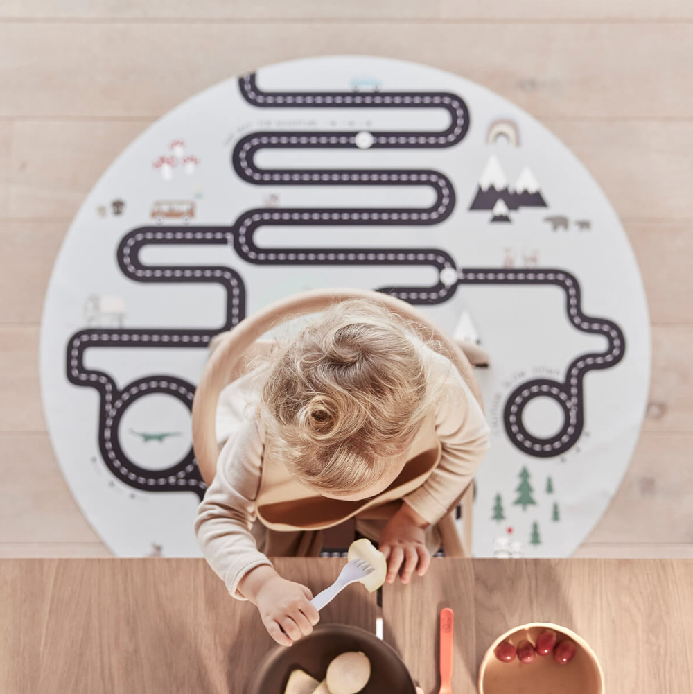 OYOY 圓形防滑地墊／冒險玩家