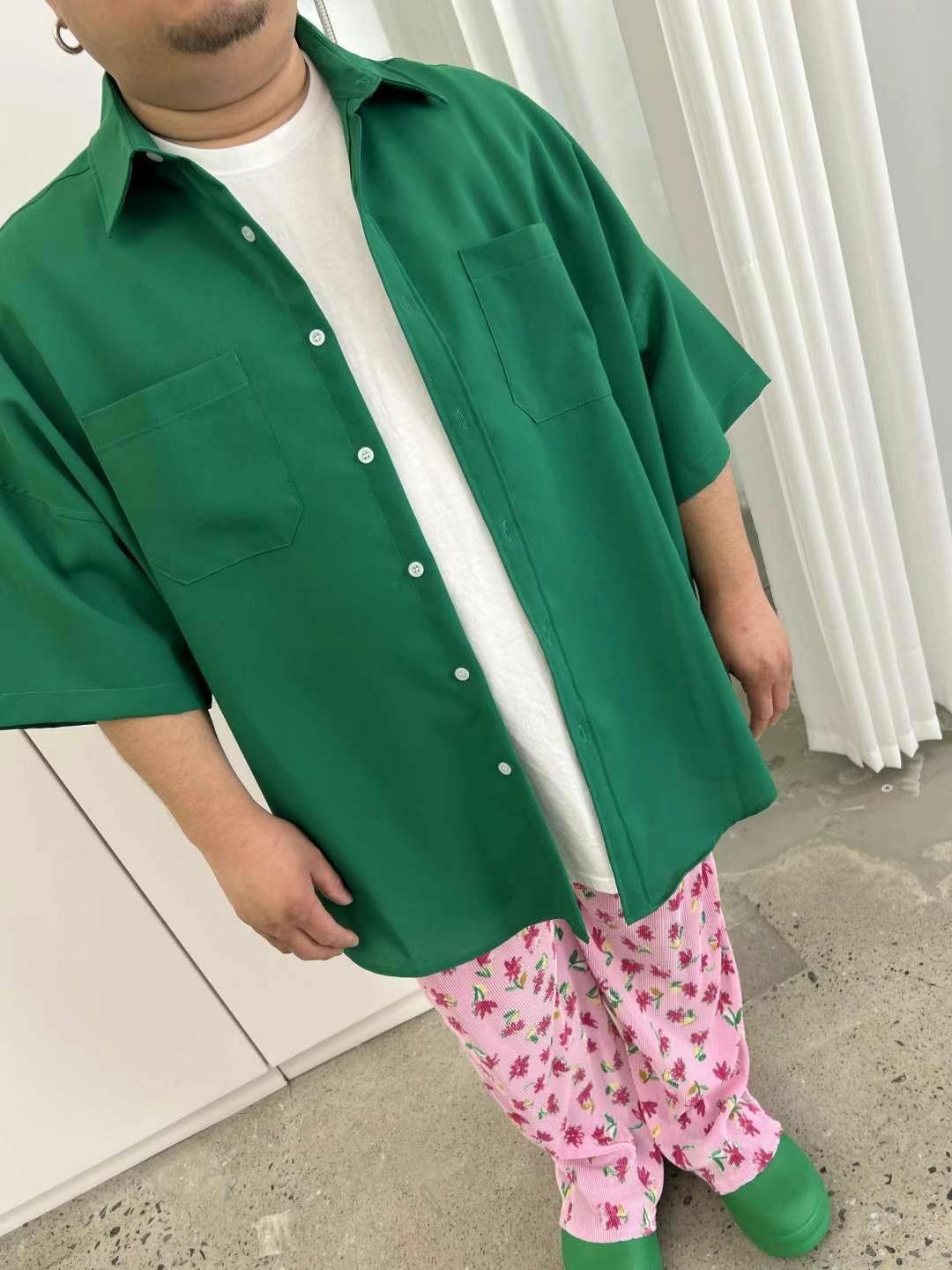 淨色短袖恤衫 KKUKKU-019S