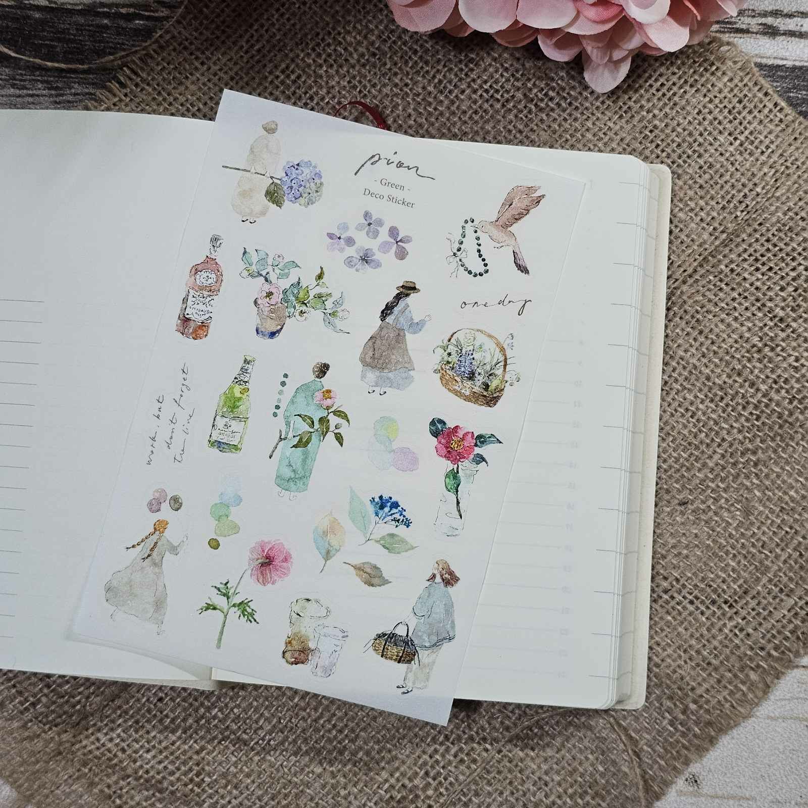 Pion Transfer Stickers - Green