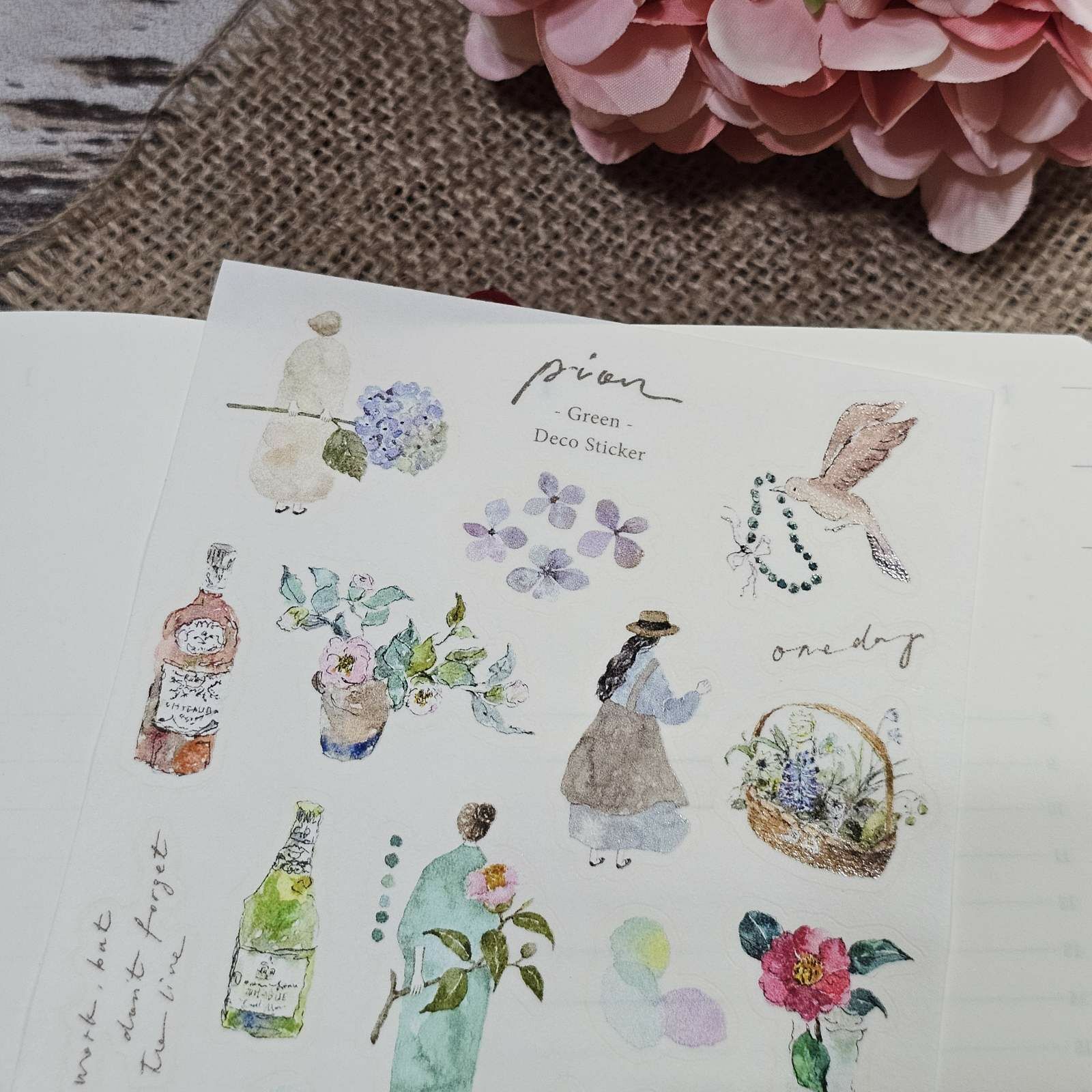 Pion Transfer Stickers - Green