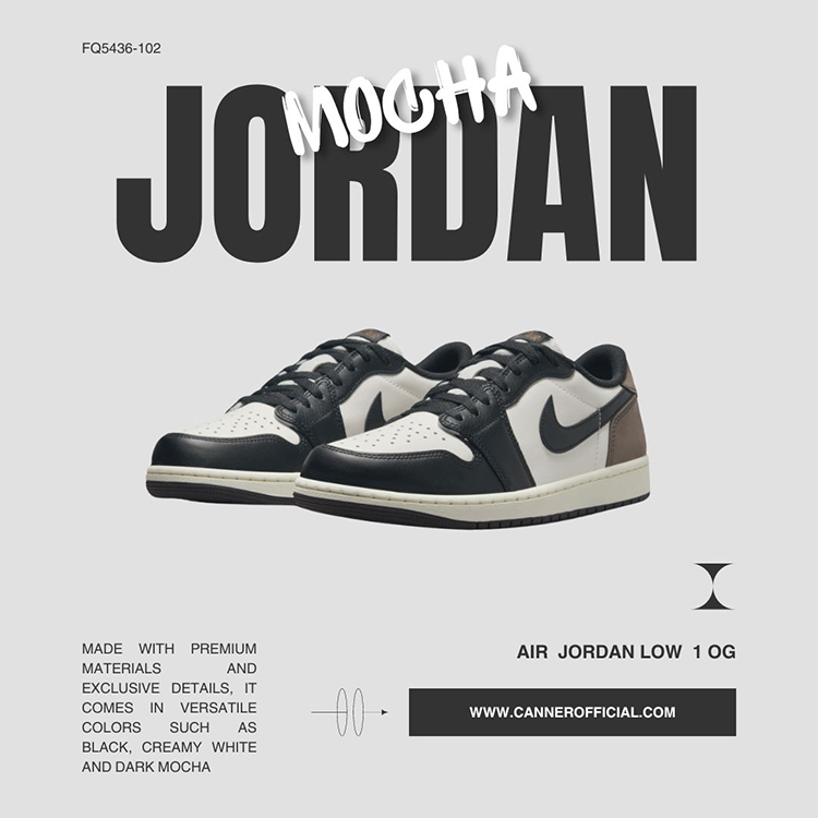 Nike Air Jordan 1 Low OG PS Mocha 摩卡 中童 童鞋 FQ5436-102
