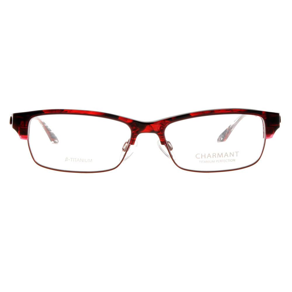 【CHARMANT-Z】CH10262 RE 時尚眉框光學眼鏡 β鈦金屬系列