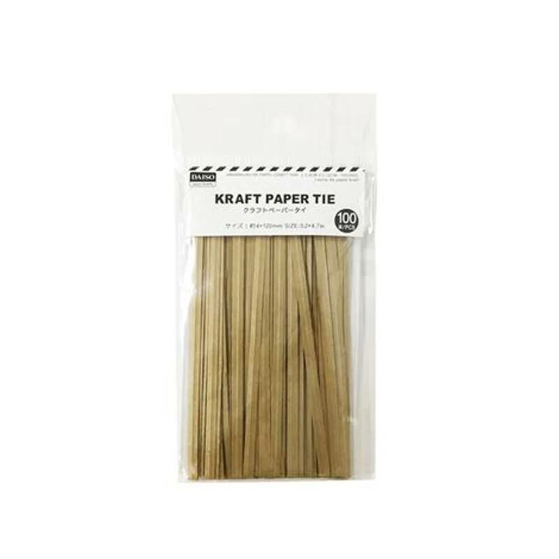 束口鐵絲/牛皮紙 100入