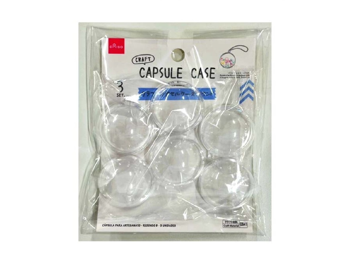 手工藝用吊飾殼/圓形B款 3組